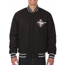 Mustang Black Wool Varsity Jacket